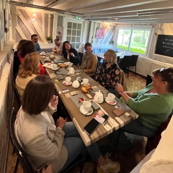 Petit déjeuner convivial Réseau entrepreneurs Pause Café Lisieux à la Mare au Lièvre - Annebault